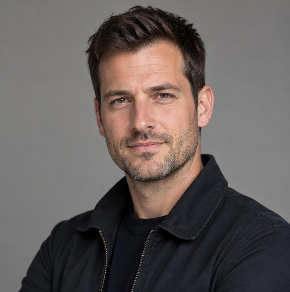 Portrait of a man in a business jacket